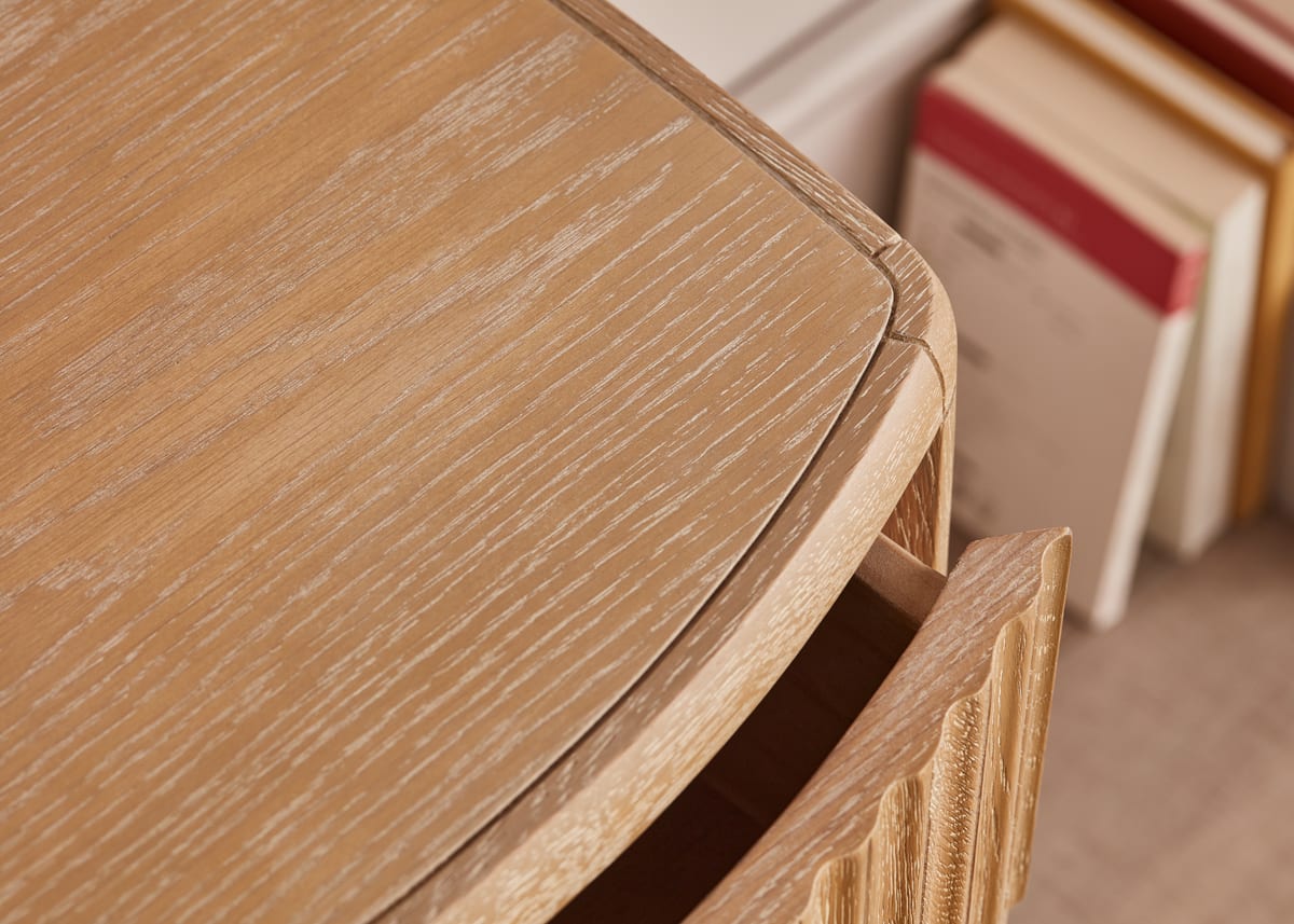 Heyday Side Table in Whitewashed Oak | Wooden Side Table | Loaf